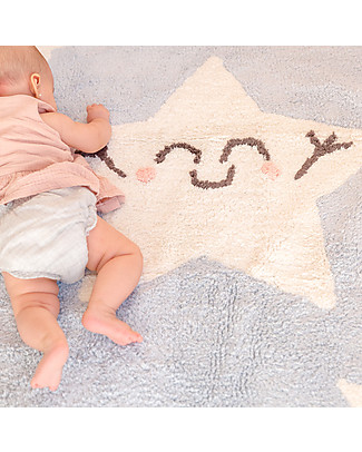 Lorena Canals Tappeto Lavabile Happy Star - 100% cotone (120x160 cm) Tappeti Arredo