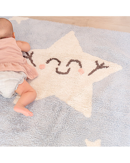 Lorena Canals Tappeto Lavabile Happy Star - 100% cotone (120x160 cm) Tappeti Arredo