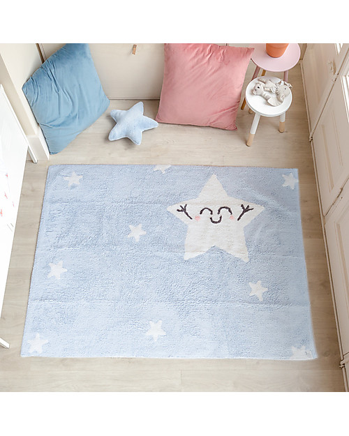 Lorena Canals Tappeto Lavabile Happy Star - 100% cotone (120x160 cm) Tappeti Arredo