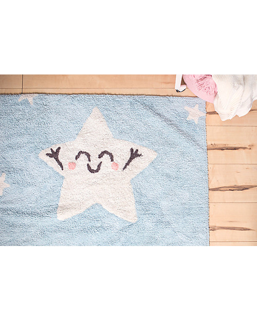 Lorena Canals Tappeto Lavabile Happy Star - 100% cotone (120x160 cm) Tappeti Arredo