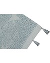 Lorena Canals Tappeto Lavabile Hippy Stars, Blu - 100% Cotone (120 x 175 cm) Tappeti Arredo