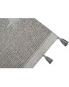 Lorena Canals Tappeto Lavabile Hippy Stars, Grigio - 100% Cotone (120 x 175 cm) Tappeti Arredo