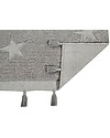 Lorena Canals Tappeto Lavabile Hippy Stars, Grigio - 100% Cotone (120 x 175 cm) Tappeti Arredo