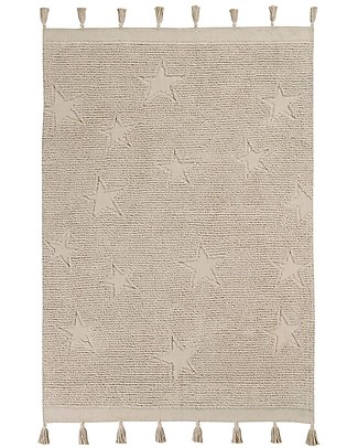 Tappeto lavabile Bamboo Leaf Natural 120x120 cm BAMBOO