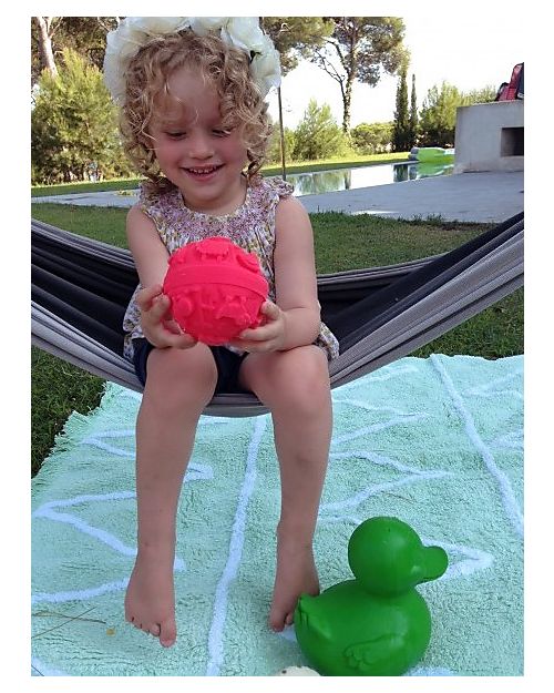 Lorena Canals Tappeto Lavabile Hippy - Zig Zag Menta - 100% Cotone (120cm x 160cm) Tappeti Arredo