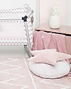 Lorena Canals Tappeto Lavabile Hippy - Zig Zag Rosa Pastello - 100% Cotone (120cm x 160cm) Tappeti Arredo