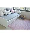 Lorena Canals Tappeto Lavabile Hippy - Zig Zag Rosa Pastello - 100% Cotone (120cm x 160cm) Tappeti Arredo