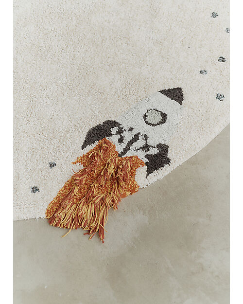 Lorena Canals Tappeto Lavabile - Interstellar - Collezione Astronaut - Diametro 140 cm Tappeti Arredo