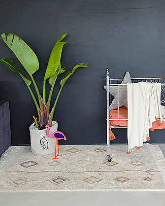Lorena Canals Tappeto Lavabile Kaarol Earth - Natural - Cotone (140x200 cm) Tappeti Arredo