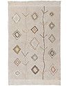 Lorena Canals Tappeto Lavabile Kaarol Earth - Natural - Cotone (140x200 cm) Tappeti Arredo