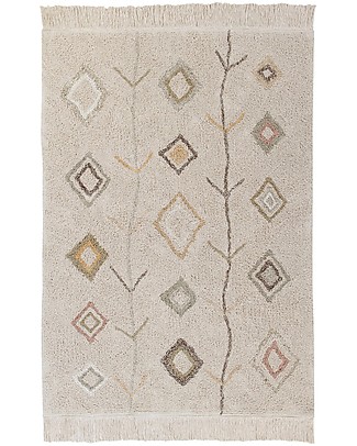 Lorena Canals Tappeto Lavabile Kaarol Earth - Natural - Cotone (140x200 cm) Tappeti Arredo
