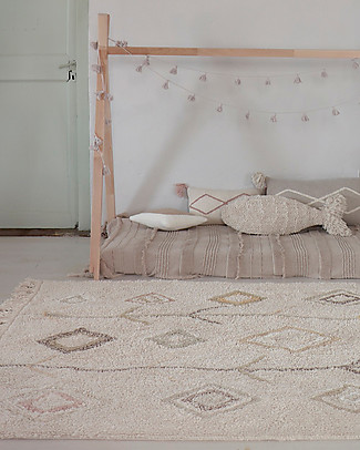 Lorena Canals Tappeto Lavabile Kaarol Earth - Natural - Cotone (140x200 cm) Tappeti