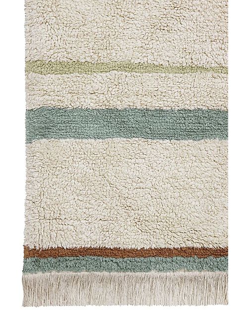 Lorena Canals Tappeto Lavabile Lanes - Eco City - Vintage Blu - (140x200 cm) Tappeti Arredo