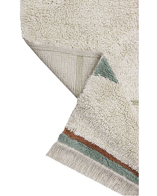 Lorena Canals Tappeto Lavabile Lanes - Eco City - Vintage Blu - (140x200 cm) Tappeti Arredo