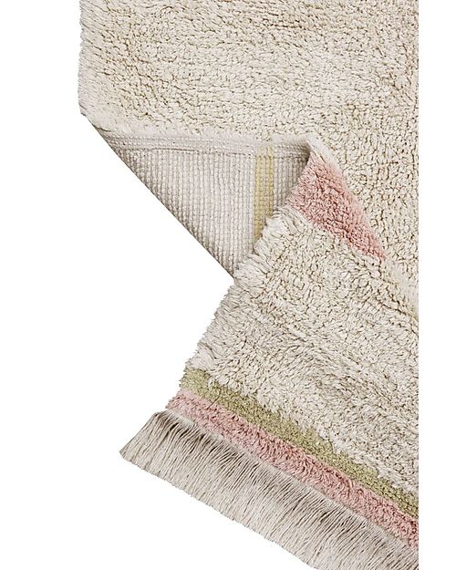 Lorena Canals Tappeto Lavabile Lanes - Eco City - Vintage Nude - (140x200 cm) Tappeti Arredo