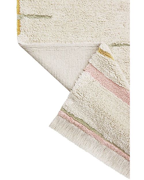 Lorena Canals Tappeto Lavabile Lanes - Eco City - Vintage Nude - (90x130 cm) Tappeti Arredo