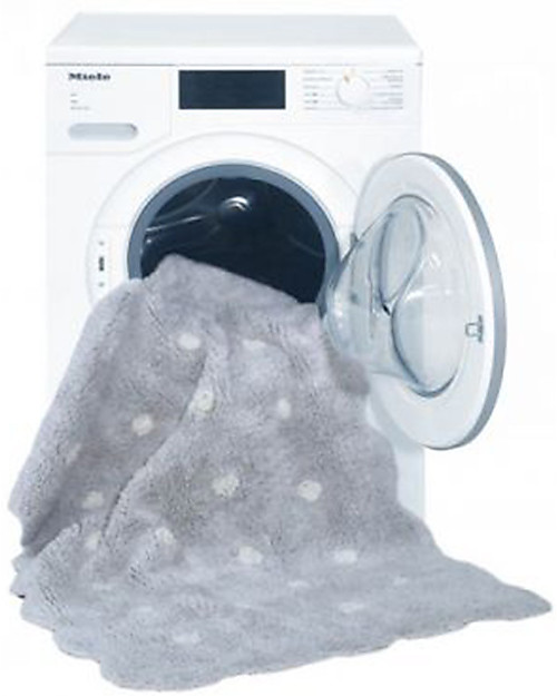 Lorena Canals Tappeto Lavabile Mini - Biscotto Rettangolare - Grigio Perla - 70x100 cm Tappeti Arredo