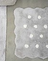Lorena Canals Tappeto Lavabile Mini - Biscotto Rettangolare - Grigio Perla - 70x100 cm Tappeti Arredo