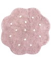 Lorena Canals Tappeto Lavabile Mini - Biscotto Rotondo - Vintage Nude - 90x90 cm Tappeti Arredo