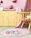 Lorena Canals Tappeto Lavabile Mini - Biscotto Rotondo - Vintage Nude - 90x90 cm Tappeti Arredo
