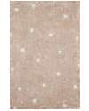 Lorena Canals Tappeto Lavabile - Mini Dot Rose - Rosa/Naturale - Cotone - Mushrooms Collection - 110 x 150 cm Tappeti Arredo