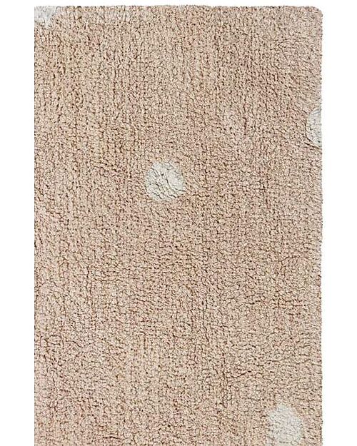 Lorena Canals Tappeto Lavabile - Mini Dot Rose - Rosa/Naturale - Cotone - Mushrooms Collection - 110 x 150 cm Tappeti Arredo