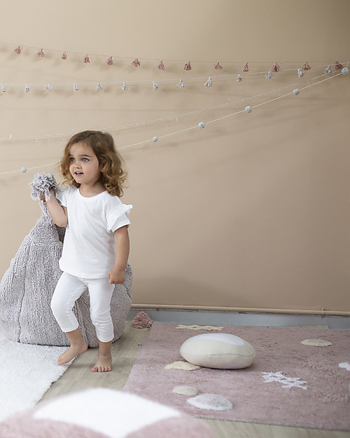 Lorena Canals Tappeto Lavabile Noah, Rosa Vintage - Cotone Naturale (140x200 cm) Tappeti Arredo