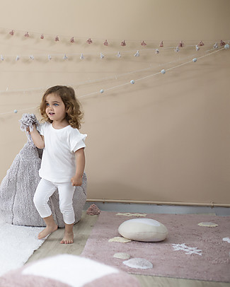 Lorena Canals Tappeto Lavabile Noah, Rosa Vintage - Cotone Naturale (140x200 cm) Tappeti_