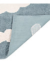 Lorena Canals Tappeto Lavabile Nuvole, Azzurro Vintage - 100% Cotone (120x160 cm) Tappeti Arredo