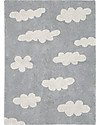Lorena Canals Tappeto Lavabile Nuvole, Grigio - 100% Cotone (120x160 cm) Tappeti Arredo