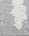 Lorena Canals Tappeto Lavabile Nuvole, Grigio - 100% Cotone (120x160 cm) Tappeti Arredo
