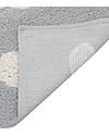 Lorena Canals Tappeto Lavabile Nuvole, Grigio - 100% Cotone (120x160 cm) Tappeti Arredo