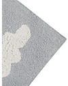 Lorena Canals Tappeto Lavabile Nuvole, Grigio - 100% Cotone (120x160 cm) Tappeti Arredo