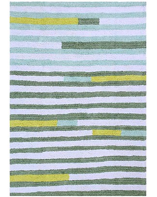 Lorena Canals Tappeto Lavabile OhJoy, Happy Lanes - 100% Cotone (140 x 200 cm) Limited edition! Tappeti