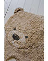 Lorena Canals Tappeto Lavabile - Orso  - Cotone - Animal Rugs Collection - 120 x 122 cm Tappeti Arredo