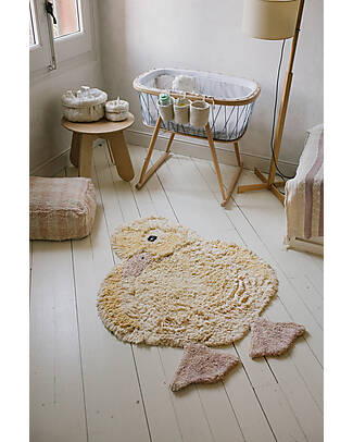 Lorena Canals Tappeto Lavabile - Papera - Cotone - Animal Rugs Collection - 95 x 120 cm Tappeti Arredo