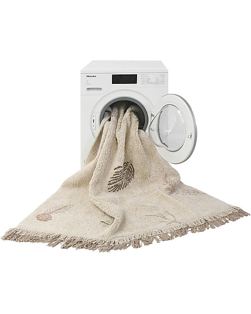 Lorena Canals Tappeto Lavabile Pine Forest - Natural - Cotone Naturale (140x200 cm) Tappeti Arredo