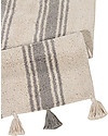 Lorena Canals Tappeto Lavabile, Righe Grigio Ghiaccio - 100% Cotone (120cm x 160cm) Tappeti Arredo