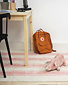 Lorena Canals Tappeto Lavabile, Righe Rosa Corallo - 100% Cotone (120cm x 160cm) Tappeti Arredo