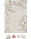 Lorena Canals Tappeto Lavabile - Seabed - Vintage Nude - Cotone - Sea Wonders Collection - 140 x 200 cm Tappeti Arredo