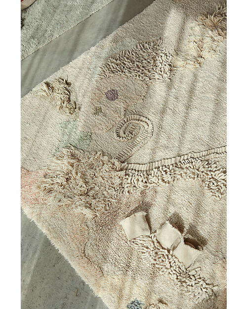 Lorena Canals Tappeto Lavabile - Seabed - Vintage Nude - Cotone - Sea Wonders Collection - 140 x 200 cm Tappeti Arredo