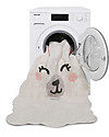 Lorena Canals Tappeto Lavabile Smile Like a Llama - Cotone (82x120 cm) Tappeti Arredo