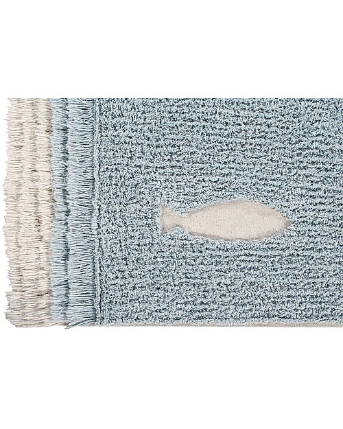 Lorena Canals Tappeto Lavabile Sponde dell'Oceano - 100% Cotone (120 x 190  cm) unisex