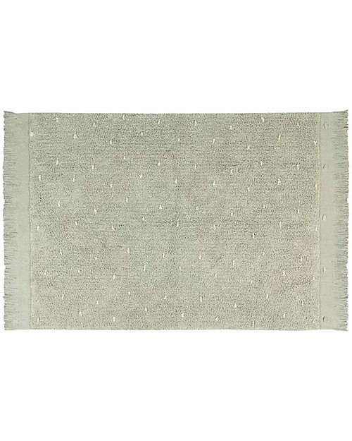 Lorena Canals Tappeto Lavabile Symphony - Oliva - Cotone Naturale (140x200 cm) Tappeti Arredo