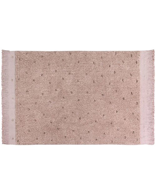 Lorena Canals Tappeto Lavabile Symphony - Vintage Nude - Cotone Naturale (140x200 cm) Tappeti Arredo