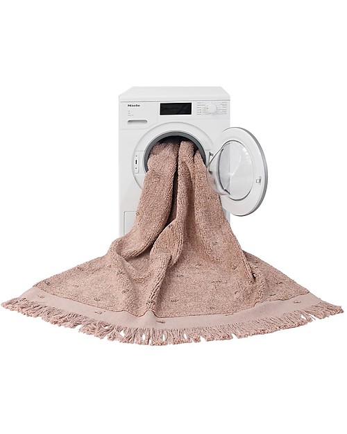 Lorena Canals Tappeto Lavabile Symphony - Vintage Nude - Cotone Naturale (140x200 cm) Tappeti Arredo