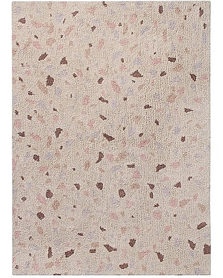 Lorena Canals Tappeto Lavabile Terrazzo, Roccia lunare - 100% cotone (140 x 200 cm) Tappeti Arredo