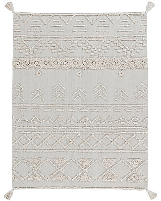 Lorena Canals Tappeto Lavabile Tribu - Natural M - Cotone (140 x 200 cm) Tappeti