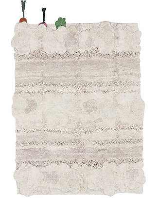 Lorena Canals Tappeto Lavabile - Veggie Garden - Oli&Carol - Cotone - (120x160 cm) Tappeti Arredo