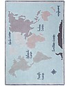 Lorena Canals Tappeto Lavabile Vintage Map, Back to school - 100% Cotone (140 x 200 cm) Tappeti Arredo